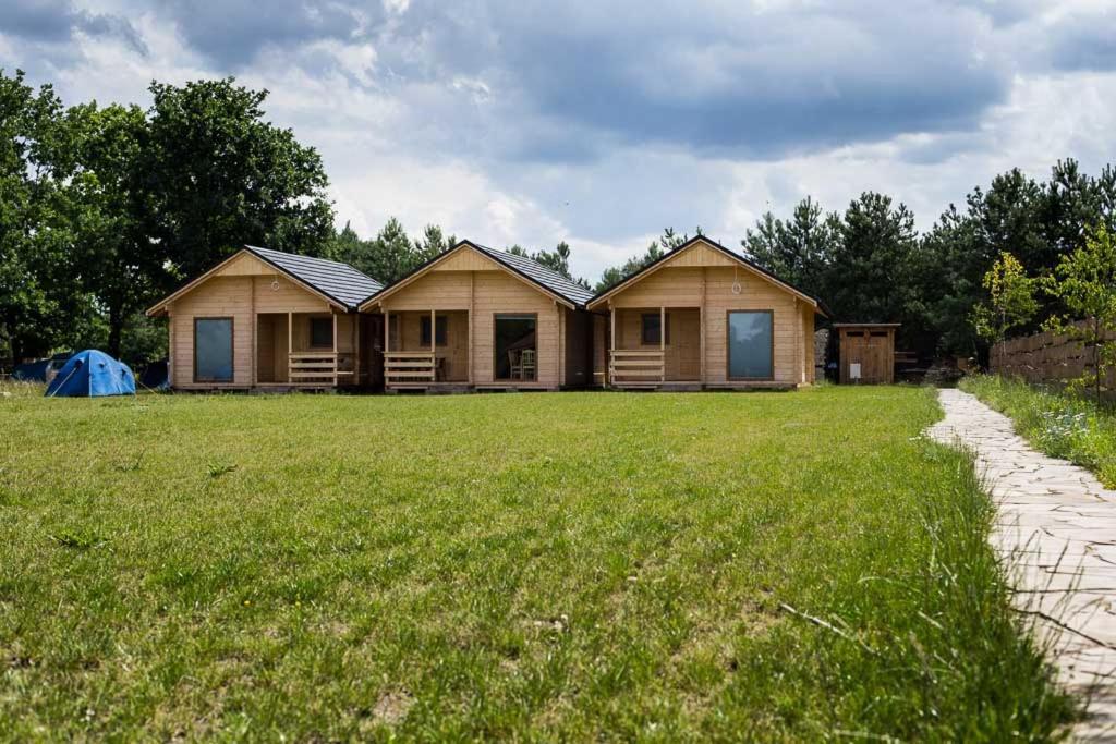 Domki Drewniane Przystan Kajaczek Villa Bialobrzegi  Exterior photo